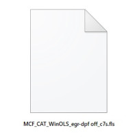 CAT MCF WinOLS EGR DPF Off C7S