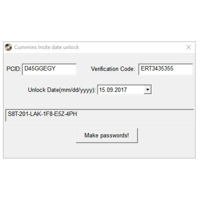 Cummins Insite Date Unlock Tool