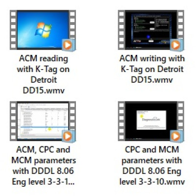 Detroit DD15 Delete Video Manuals