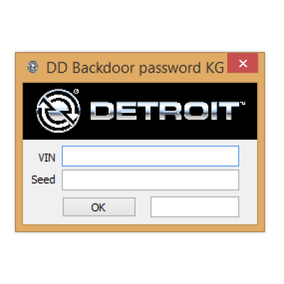 Detroit Diesel Backdoor Password Generator