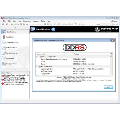 Detroit Diesel Reprograming System DDRS v7.11