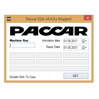 Paccar ESA 4.4.9.x Keygen