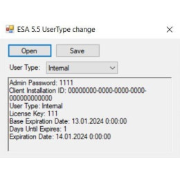 Paccar ESA 5.5 User Type Change Tool