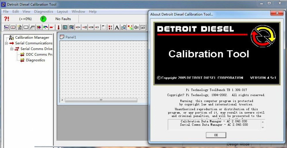 Calibration tool. Detroit Diesel DDCT. Calibration Tool-LCP-Chinese.